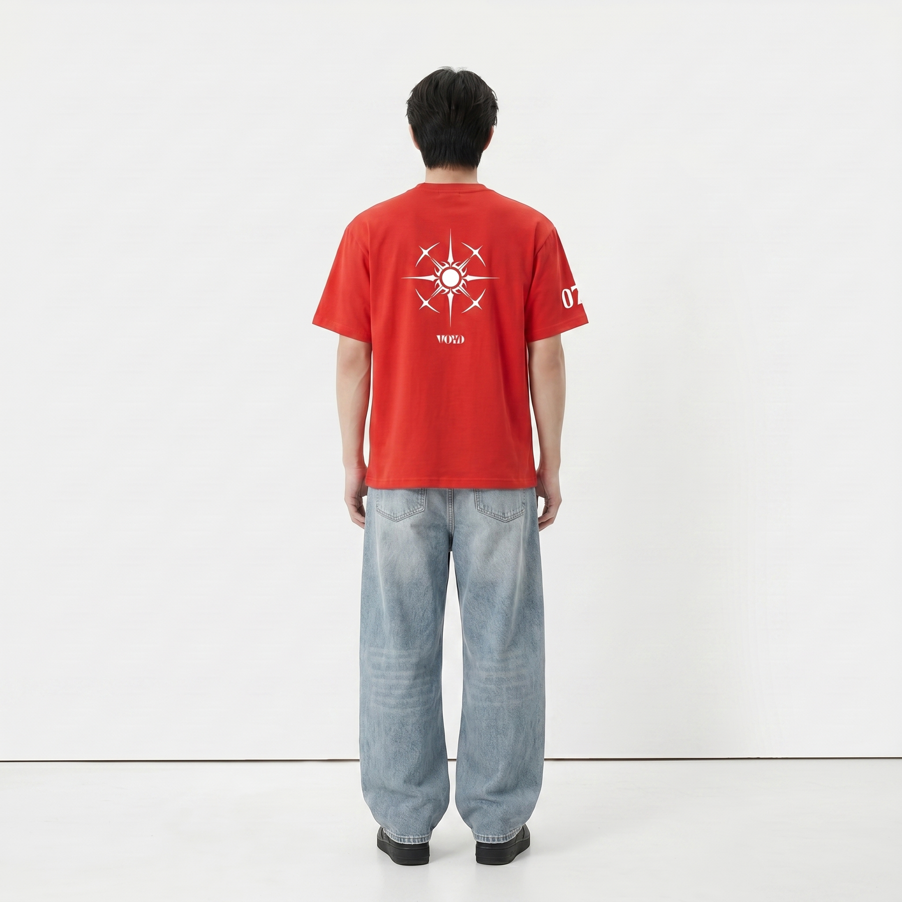 Voyd Lovers in Noir Red T-shirt