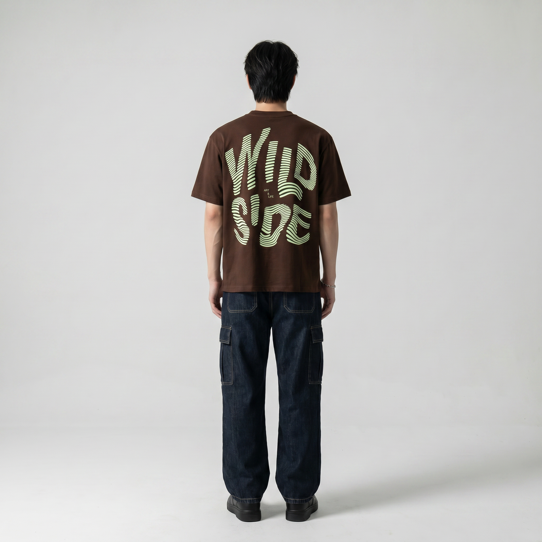 Voyd Wild Side Brown T-shirt