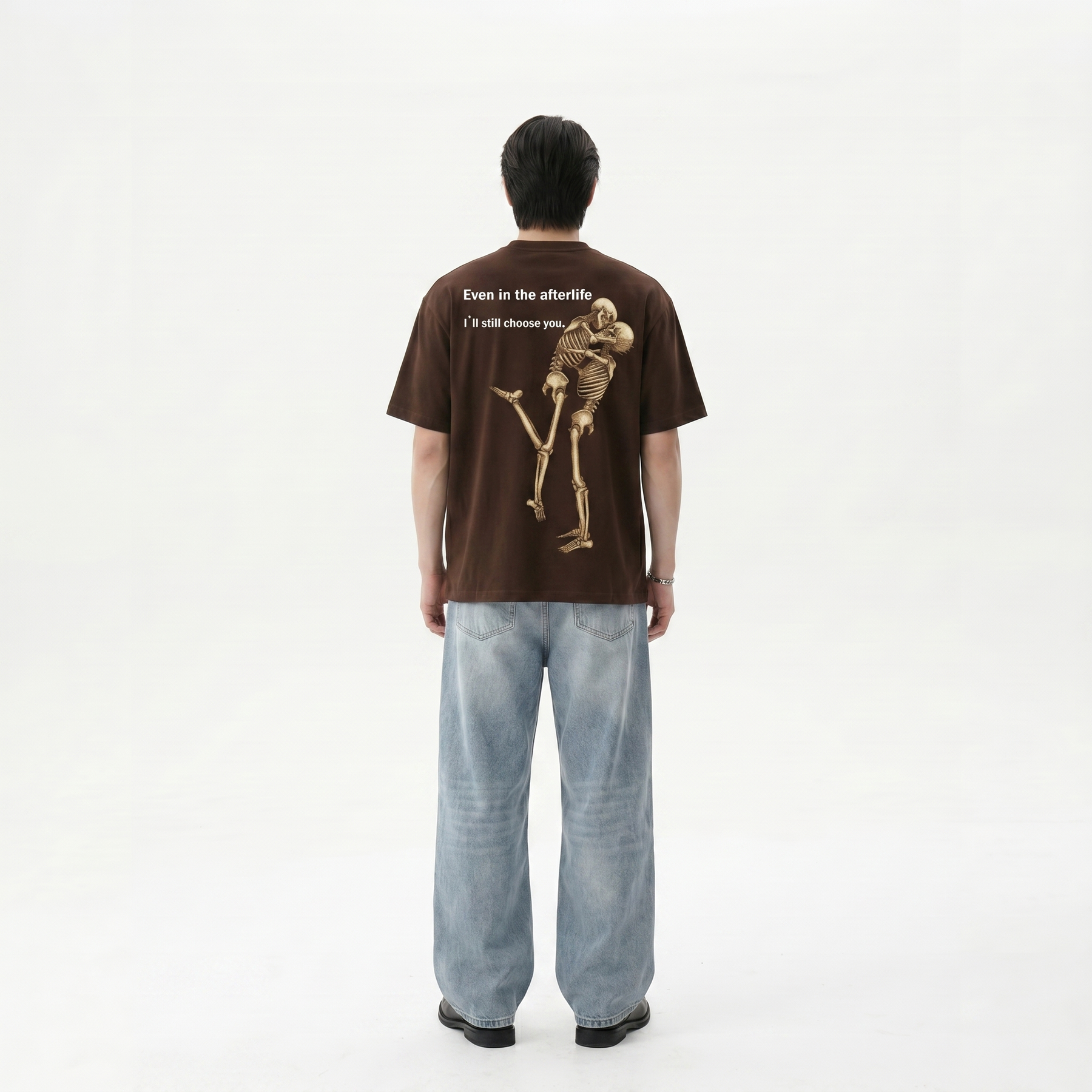 Voyd Bone to Be Yours Brown T-shirt