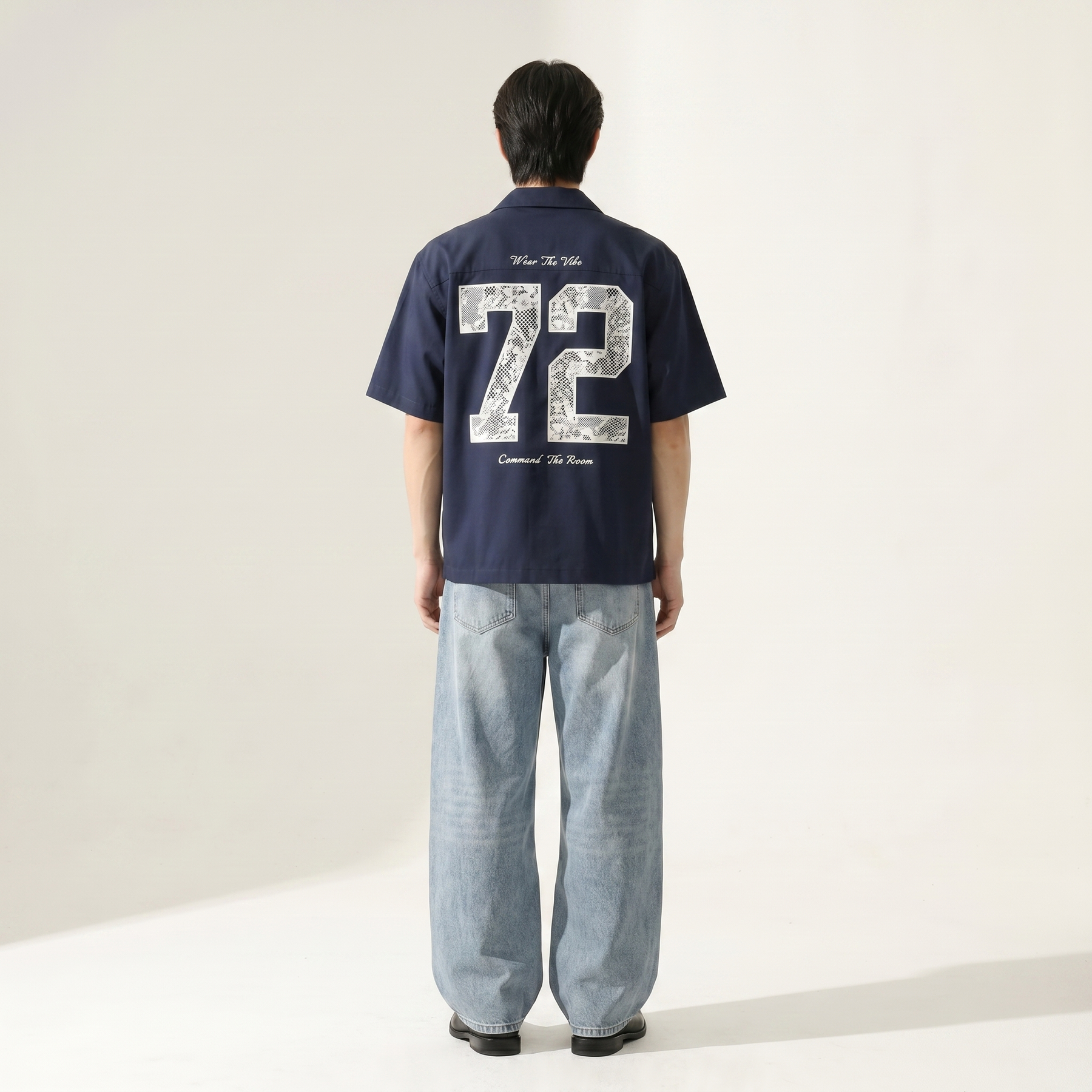 Void Rule 72 Ice Blue Bowling Shirt