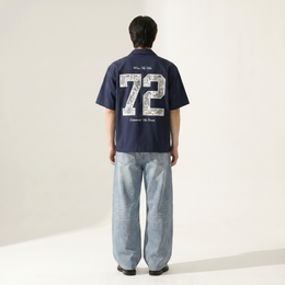 Void Rule 72 Ice Blue Bowling Shirt