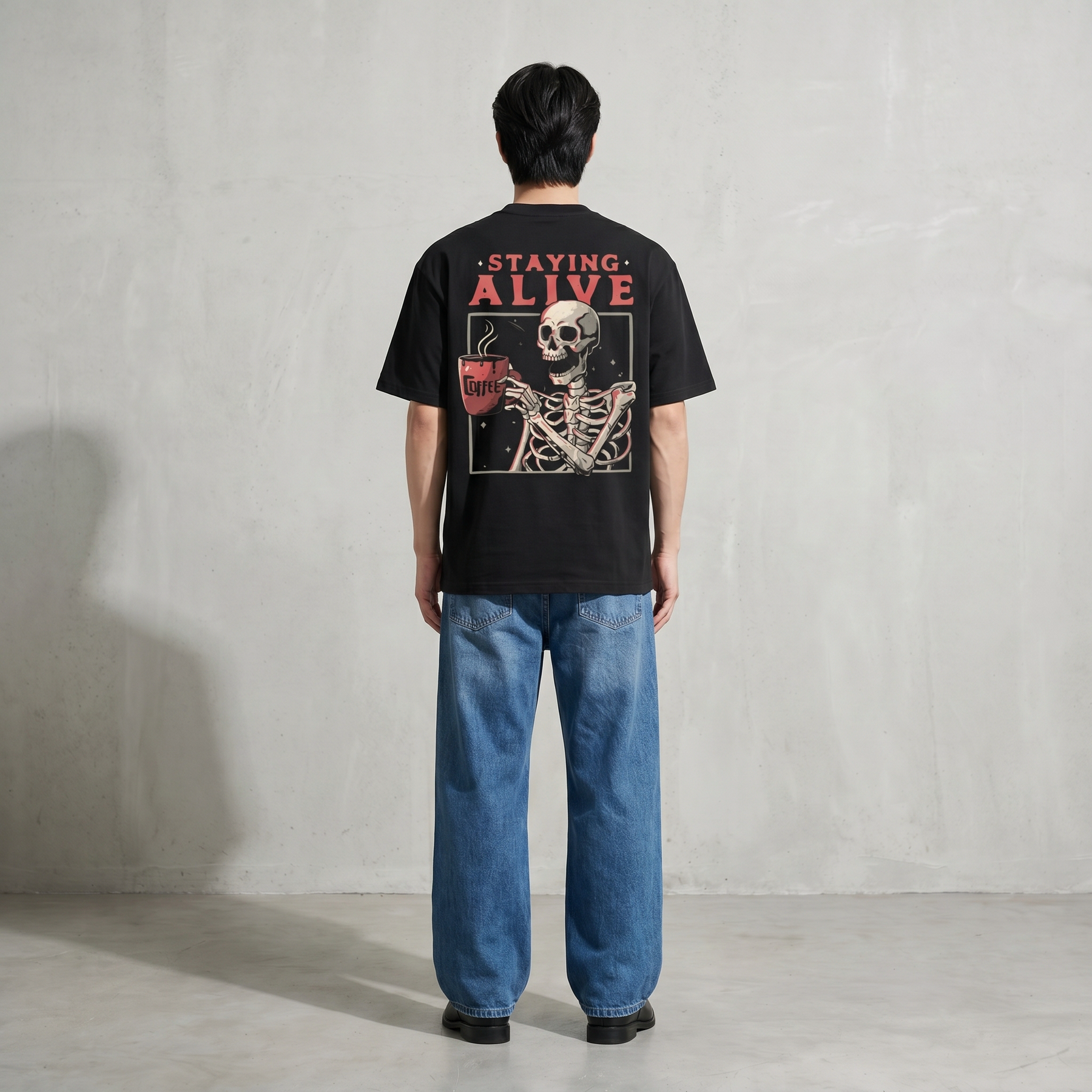Voyd Staying Alive Black t-shirt