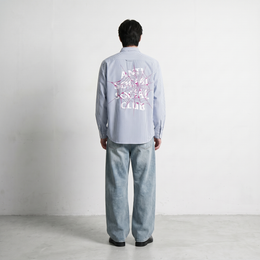 Voyd Anti Social Blue Stripe Shirt