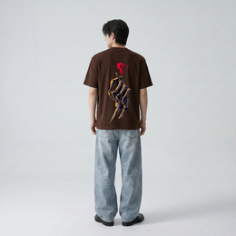 Voyd Still Not Hearless Brown T-shirt