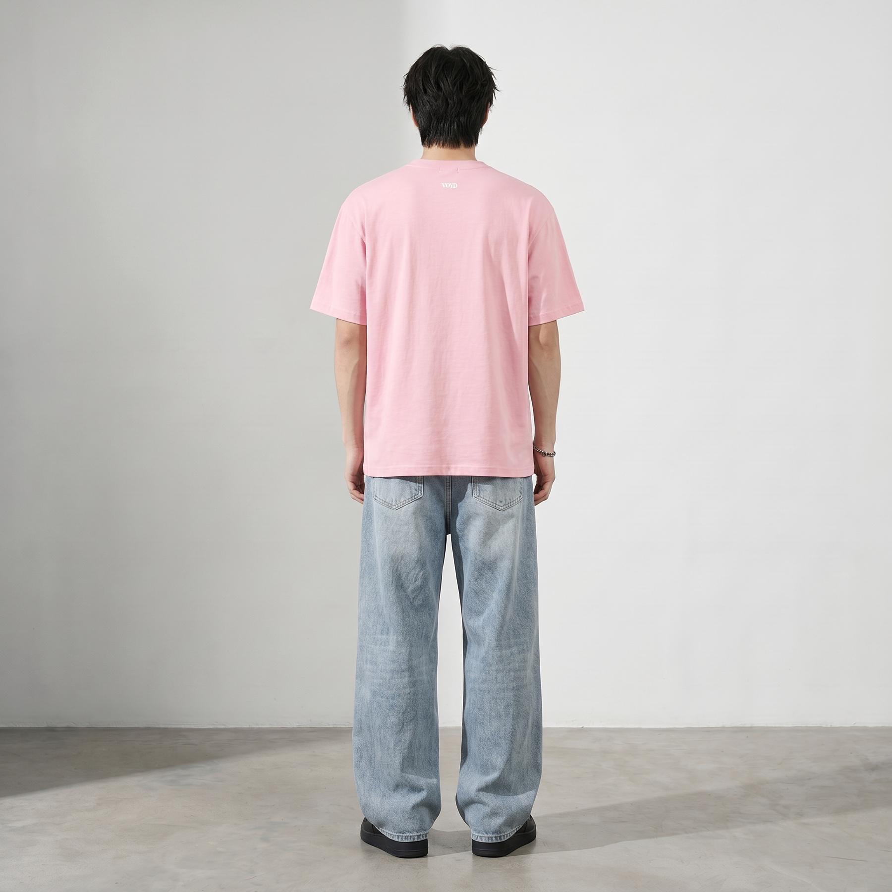 Voyd Cracked Identity Pink T-shirt