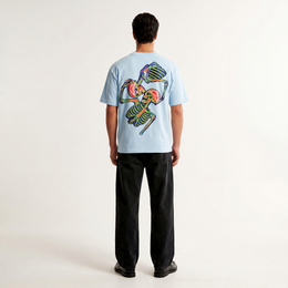 LOVE ME TILL I FADE VOYD LIGHT BLUE T-SHIRT