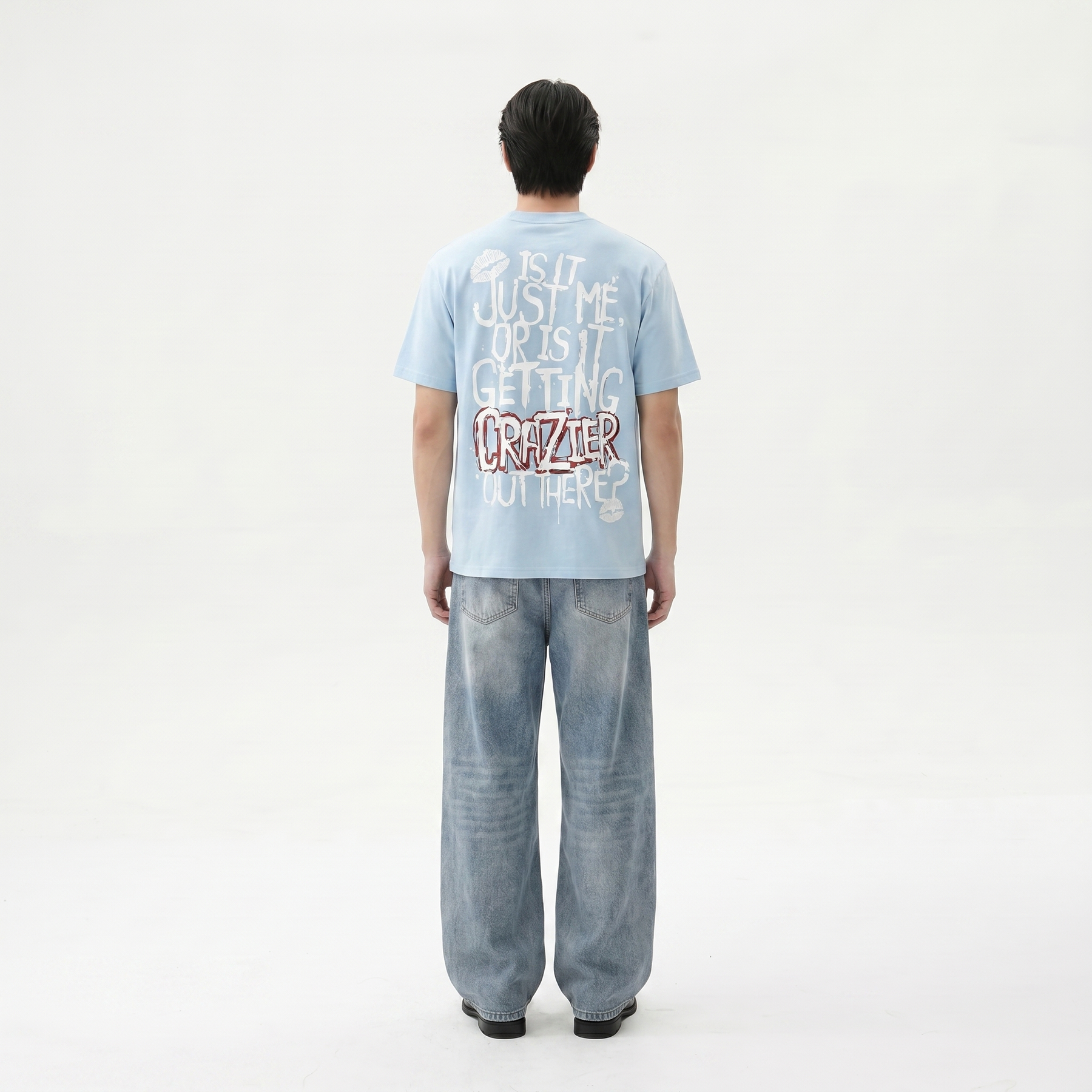 Voyd Design Drip Ice Blue T-shirt