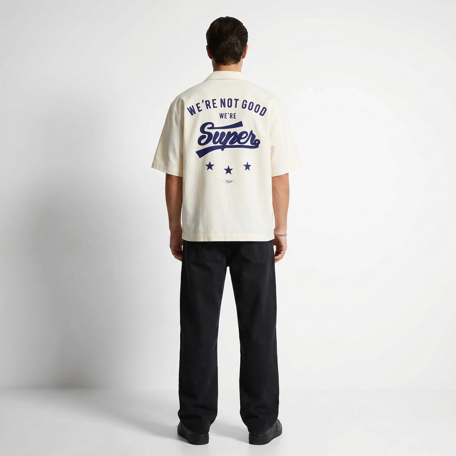 Void Supervoid White Bowling Shirt