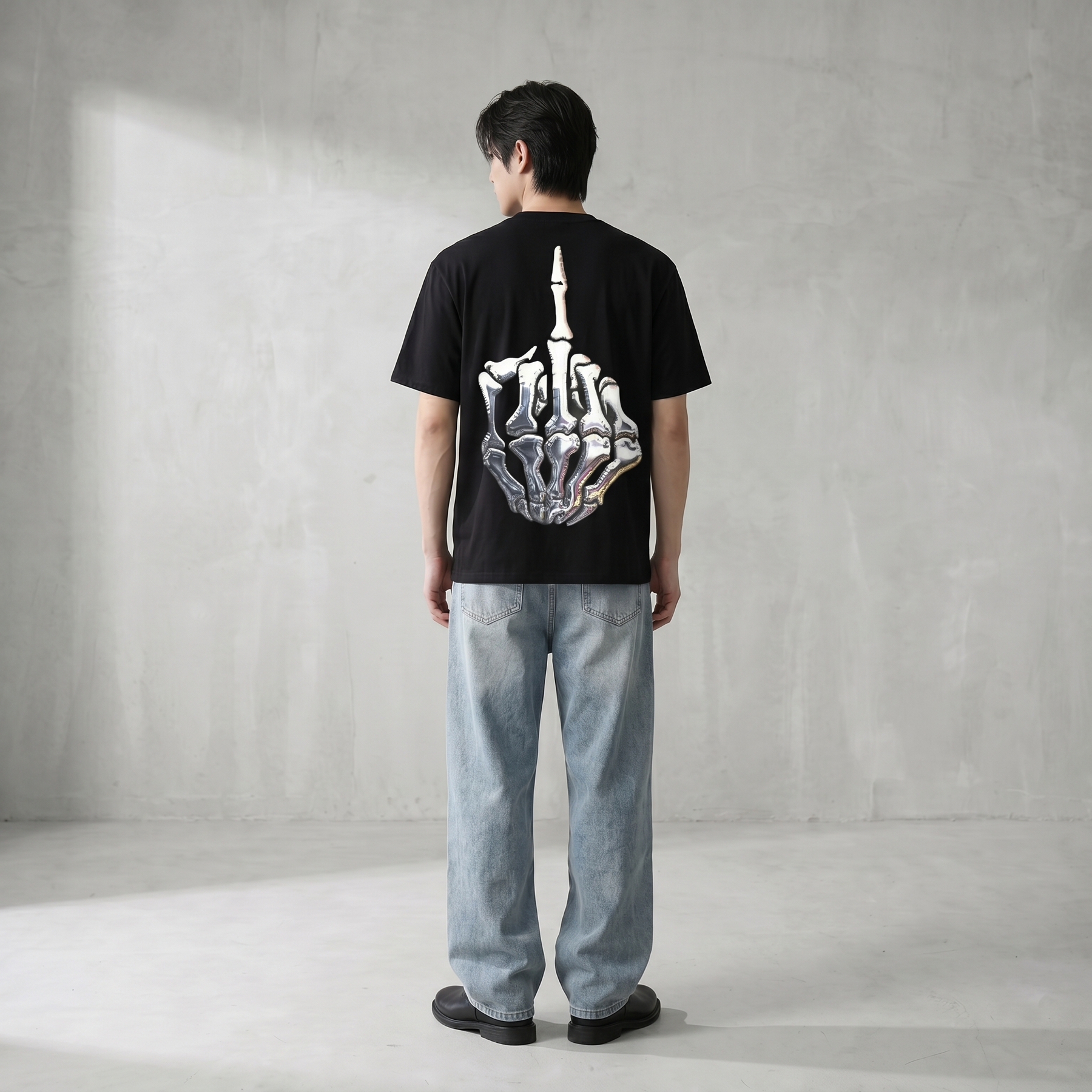Voyd Bone Rebellion Black T-shirt
