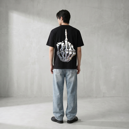 Voyd Bone Rebellion Black T-shirt