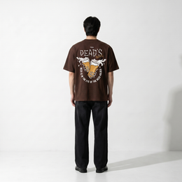 Voyd Dead But Vibing Brown t-shirt