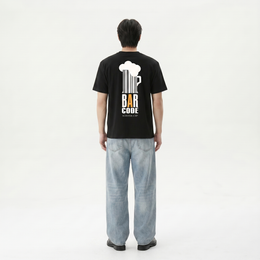 Voyd Bar Code Black t-shirt