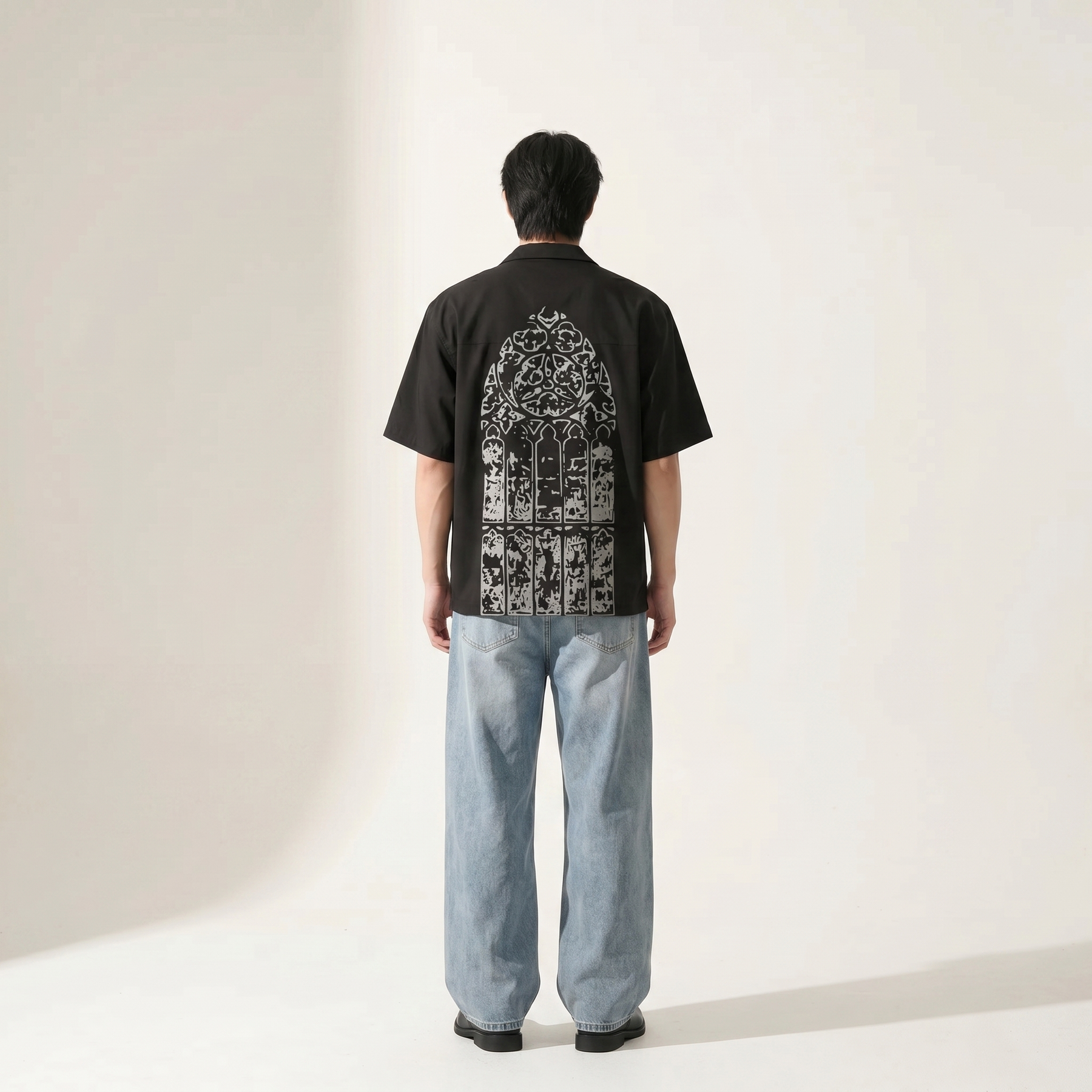 Void Silent Riot Black Bowling Shirt