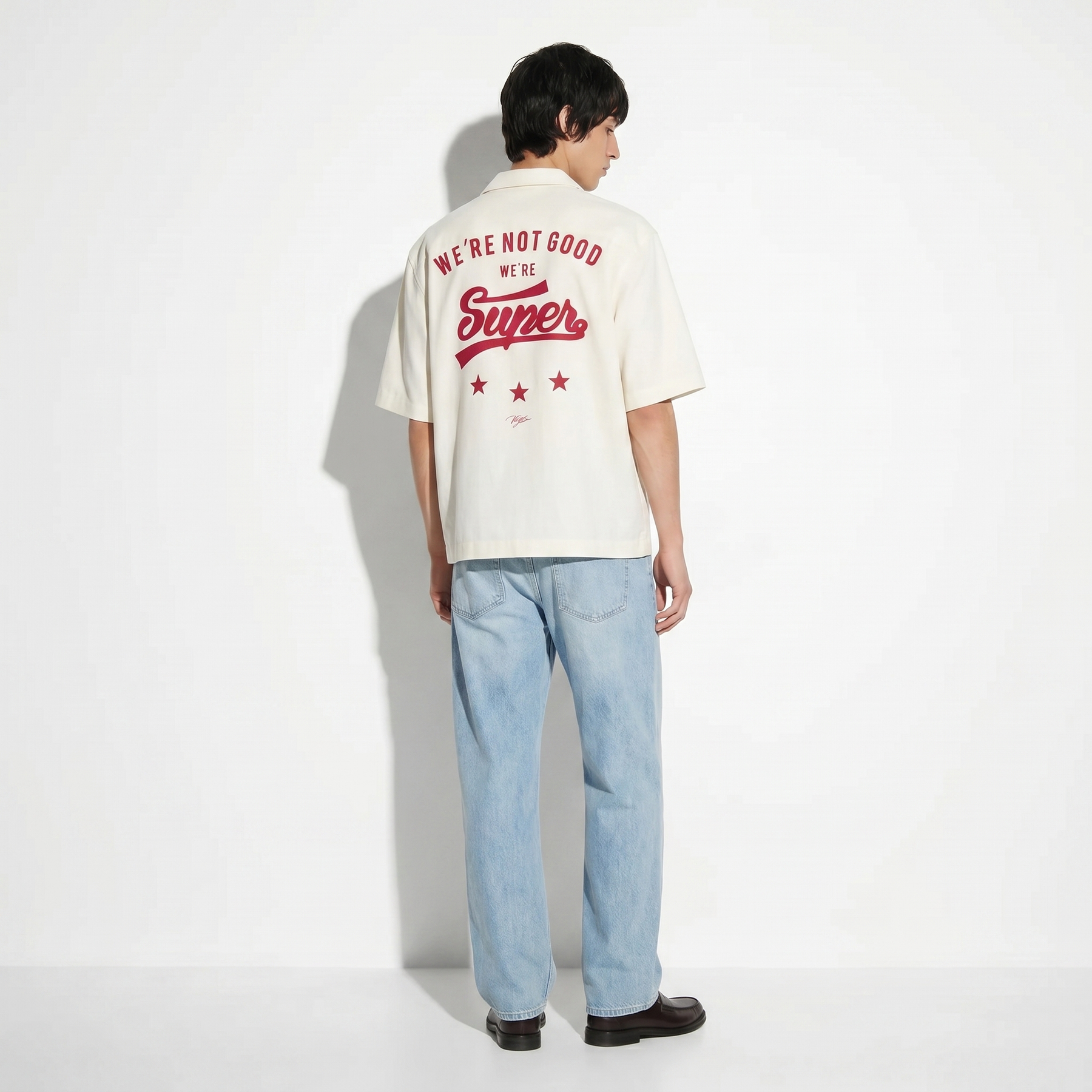Void Supervoid White Bowling Shirt