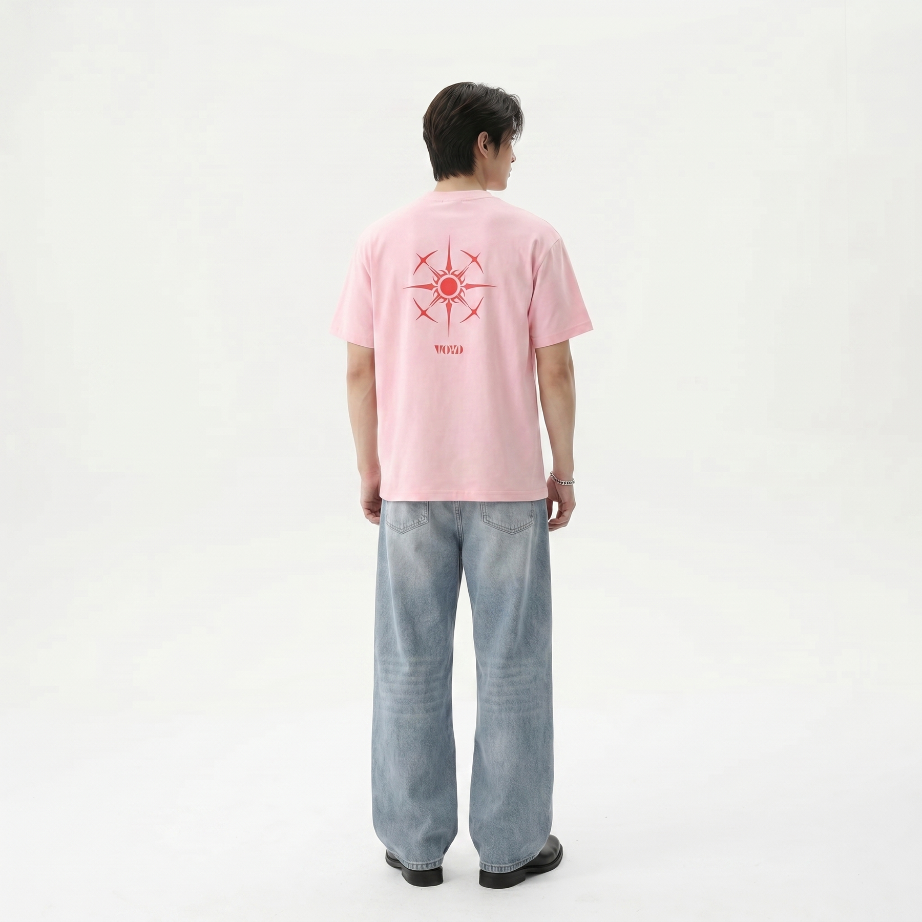 Voyd Lovers in Noir Pink T-shirt
