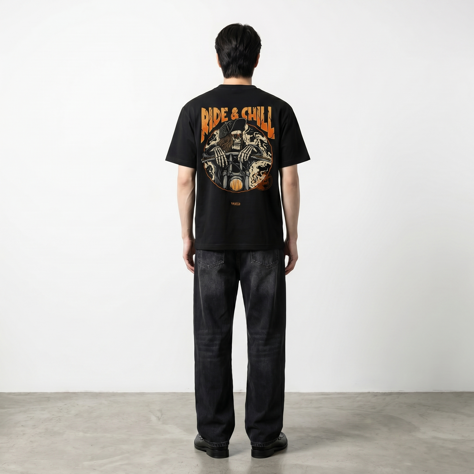Voyd Ride and Chill Black T-shirt