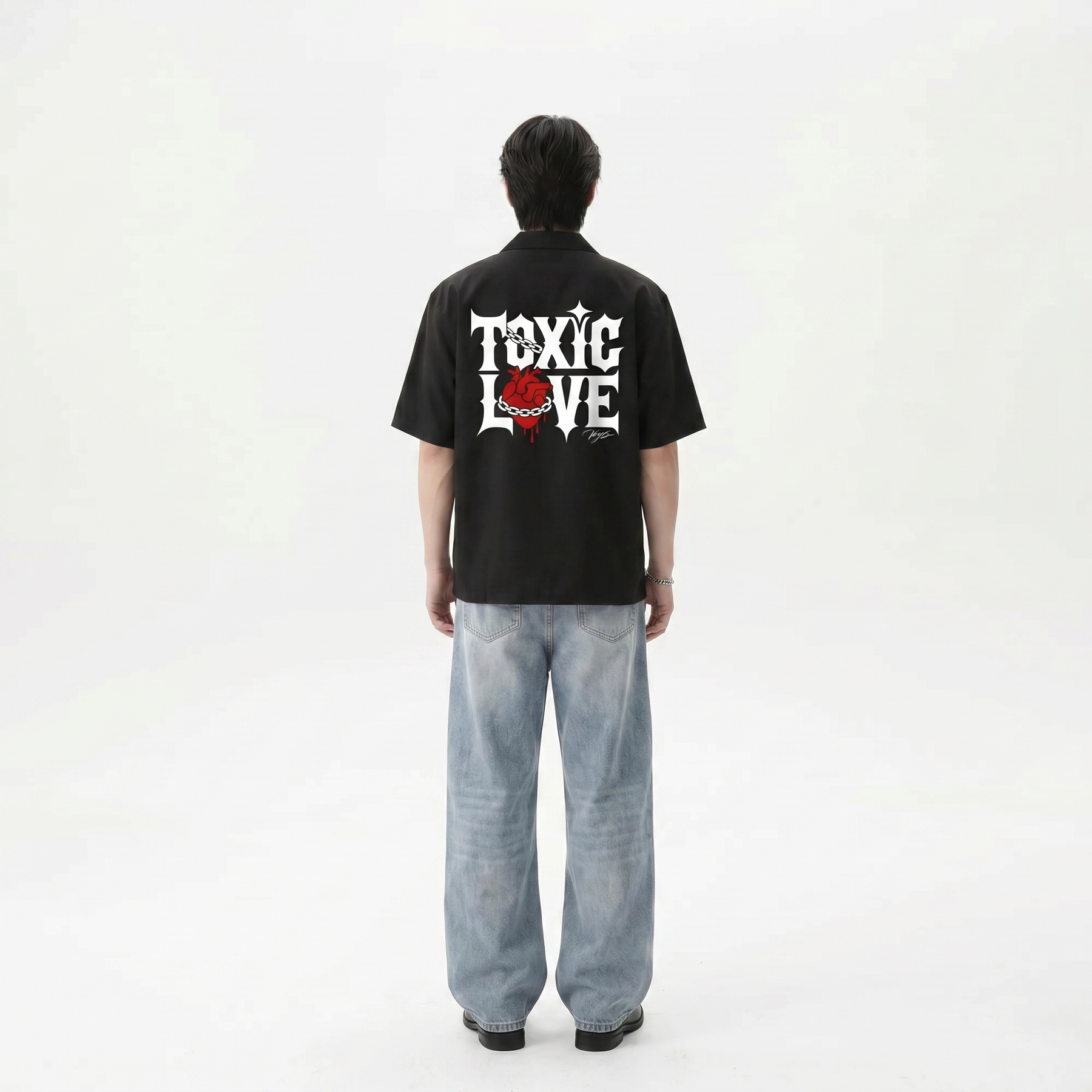 Void Static Dreams Black Bowling Shirt