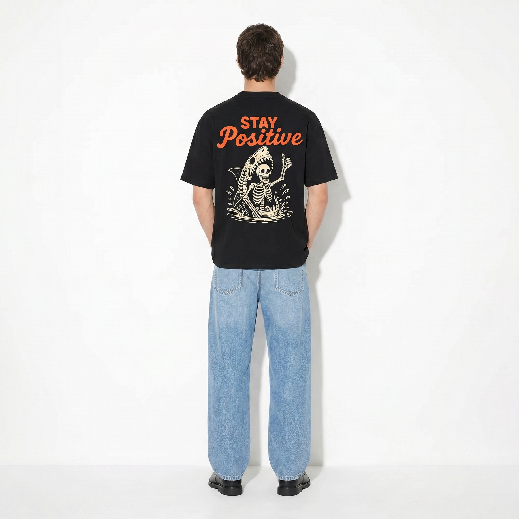 Voyd Stay Positive Black T-shirt
