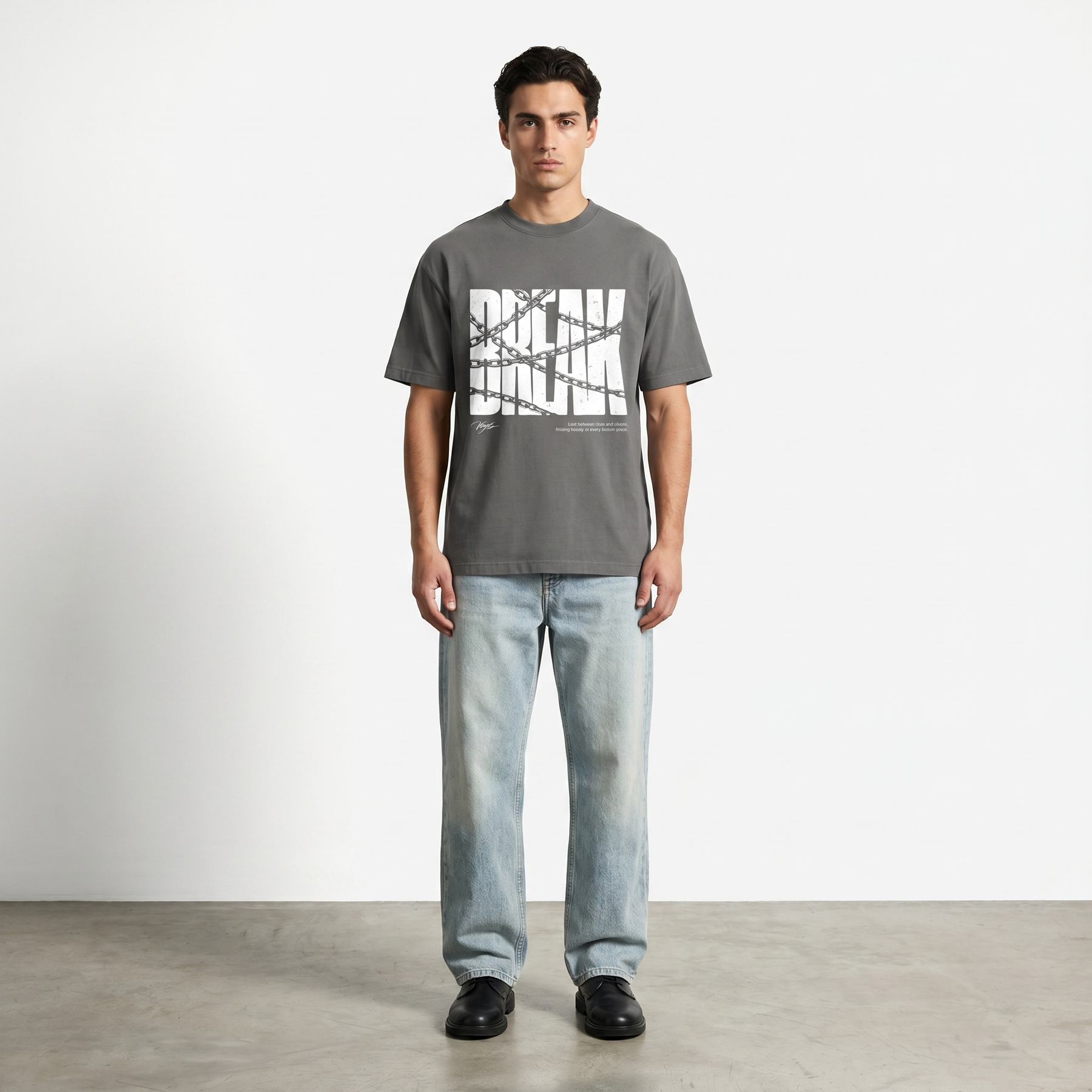 Voyd Soft Break Gray T-shirt