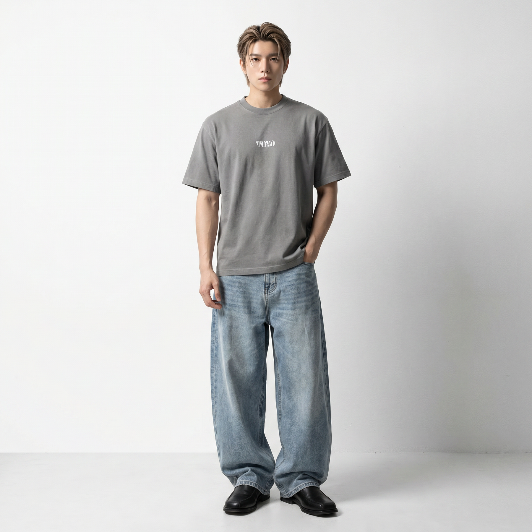 Voyd Bone Code Gray T-shirt