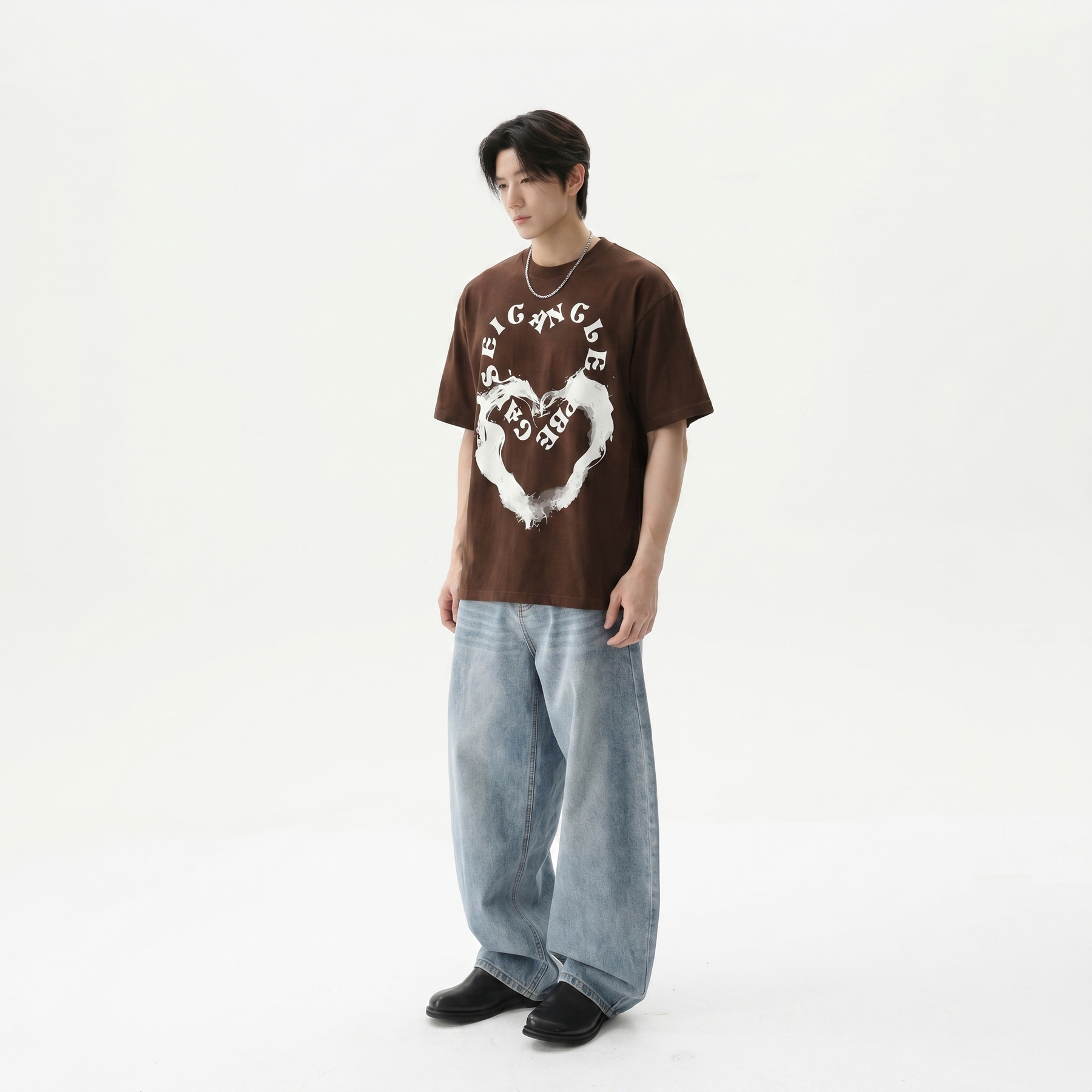 Voyd Subtle Signal Brown T-shirt