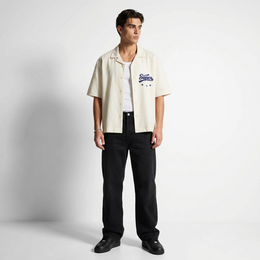 Void Supervoid White Bowling Shirt