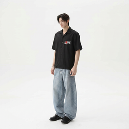 Void Static Dreams Black Bowling Shirt