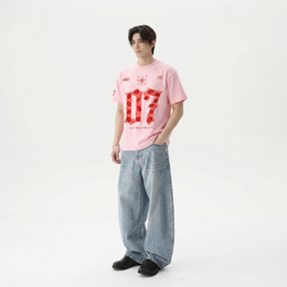 Voyd Lovers in Noir Pink T-shirt