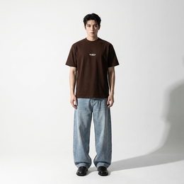 Voyd Skull Syndicate Brown T-shirt