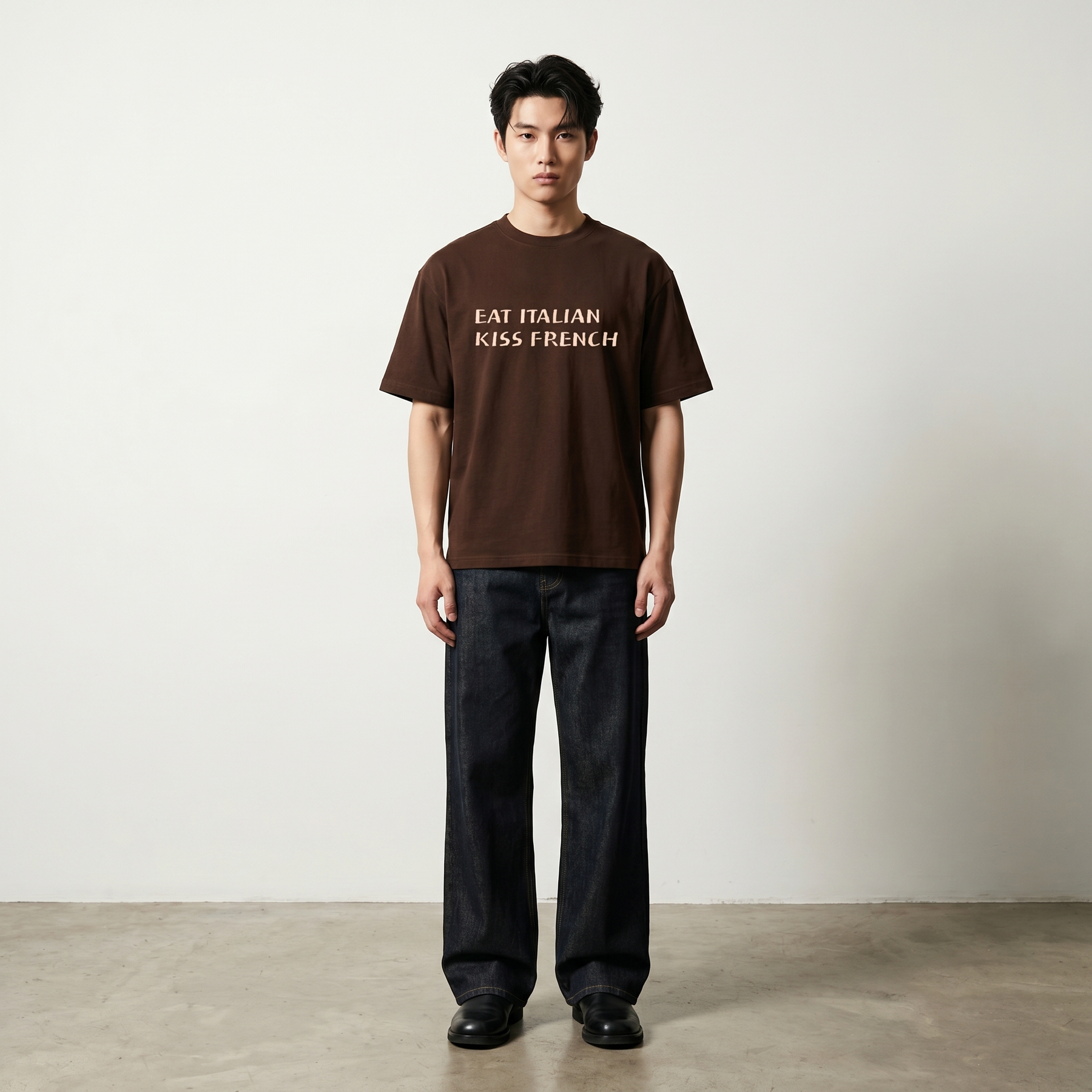 Voyd Midnight Affection Brown T-shirt