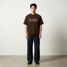 Voyd Midnight Affection Brown T-shirt
