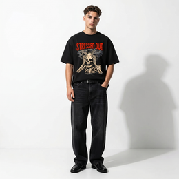 Voyd Stressed Out Black T-shirt
