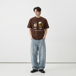 Voyd AM PM Routine Brown t-shirt