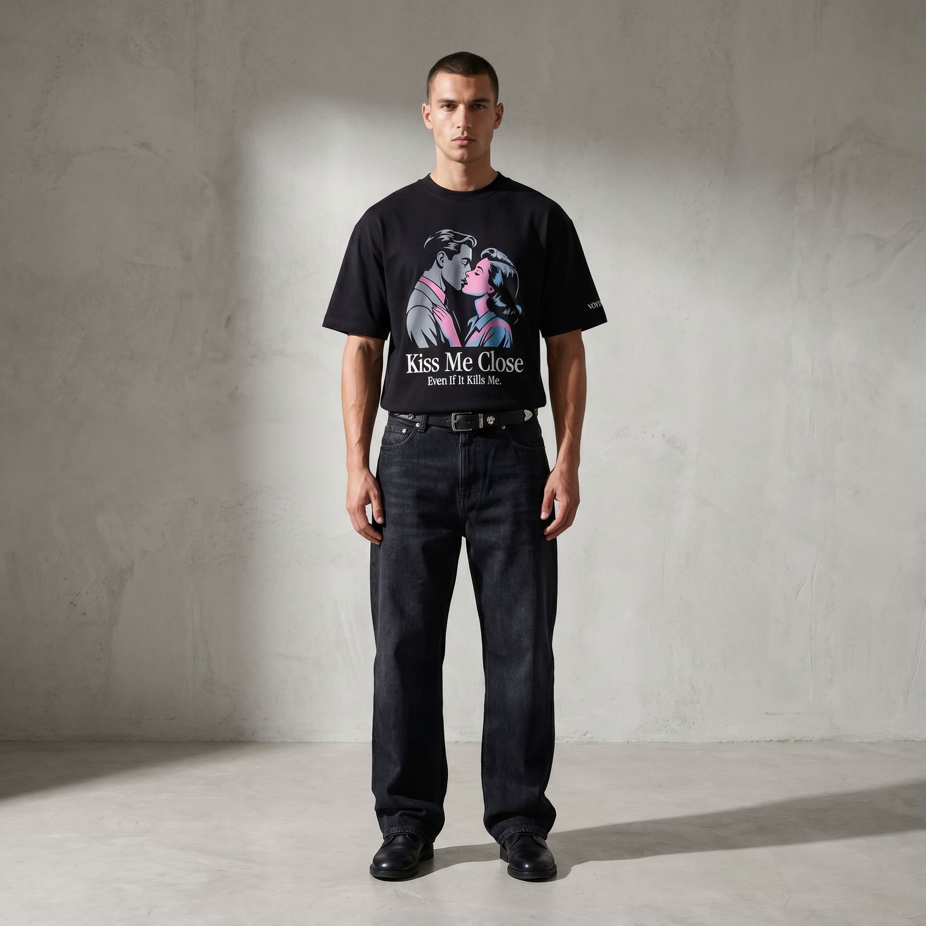 Voyd Deadly Romance Black T-shirt