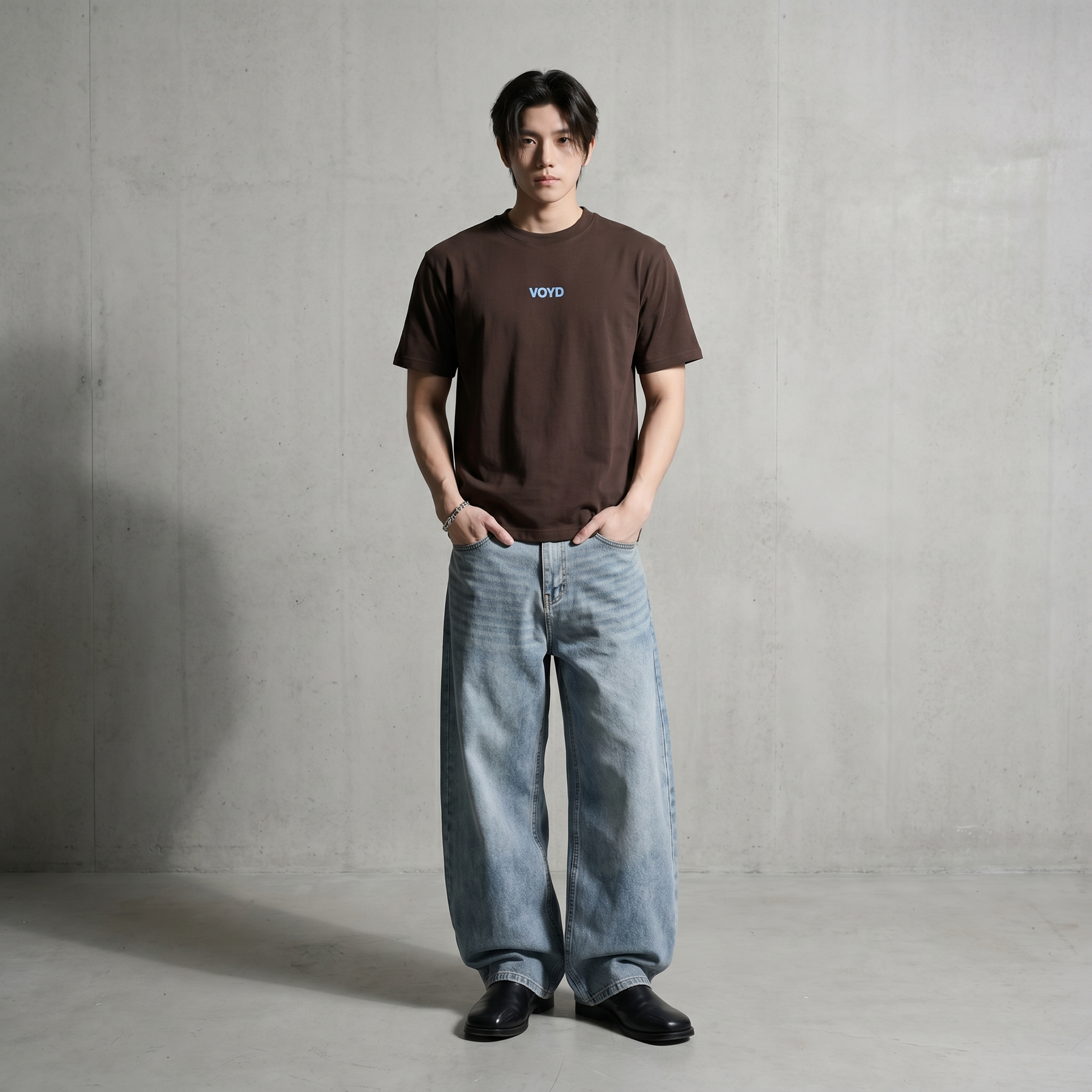 Voyd Urban Voltage Brown T-shirt