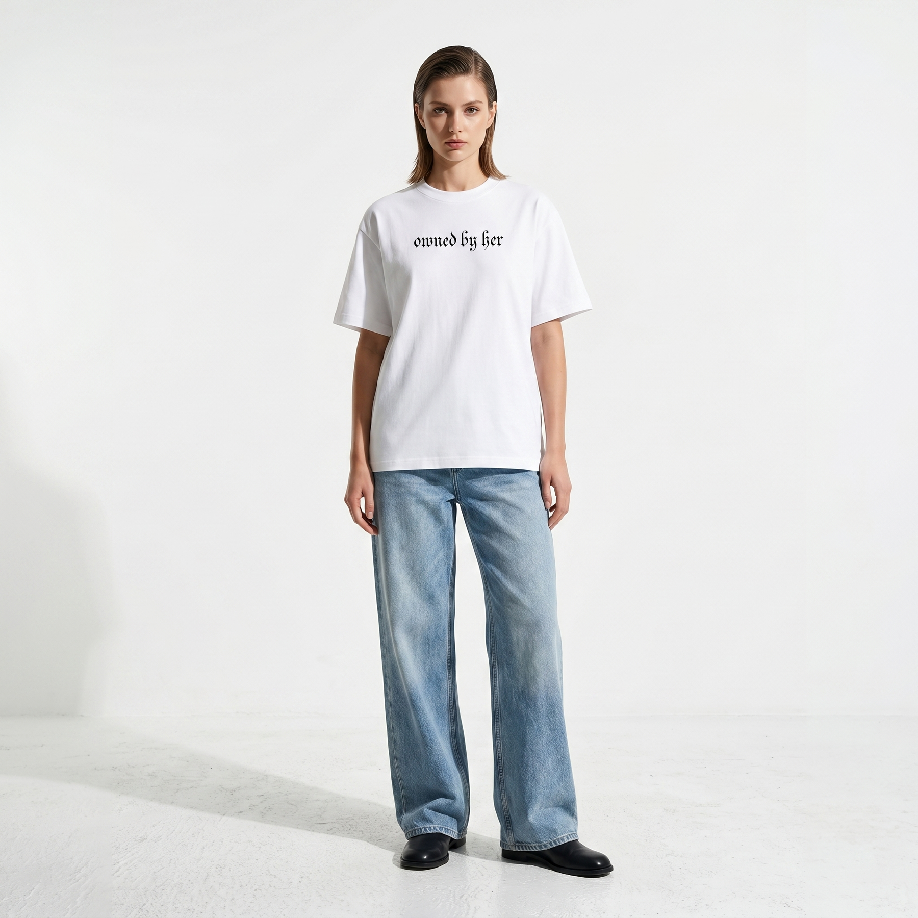 OWNED BY HER VOYD WHITE T-SHIRT