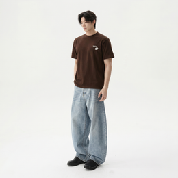 Voyd Design Drip Brown T-shirt