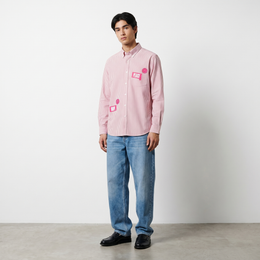 Voyd Dream Plan Pink Stripe Shirt