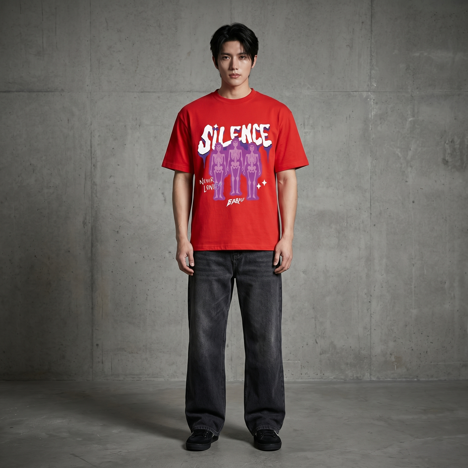 Voyd Cracked Identity Red T-shirt