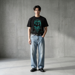 Voyd Abstract Alley Black T-shirt