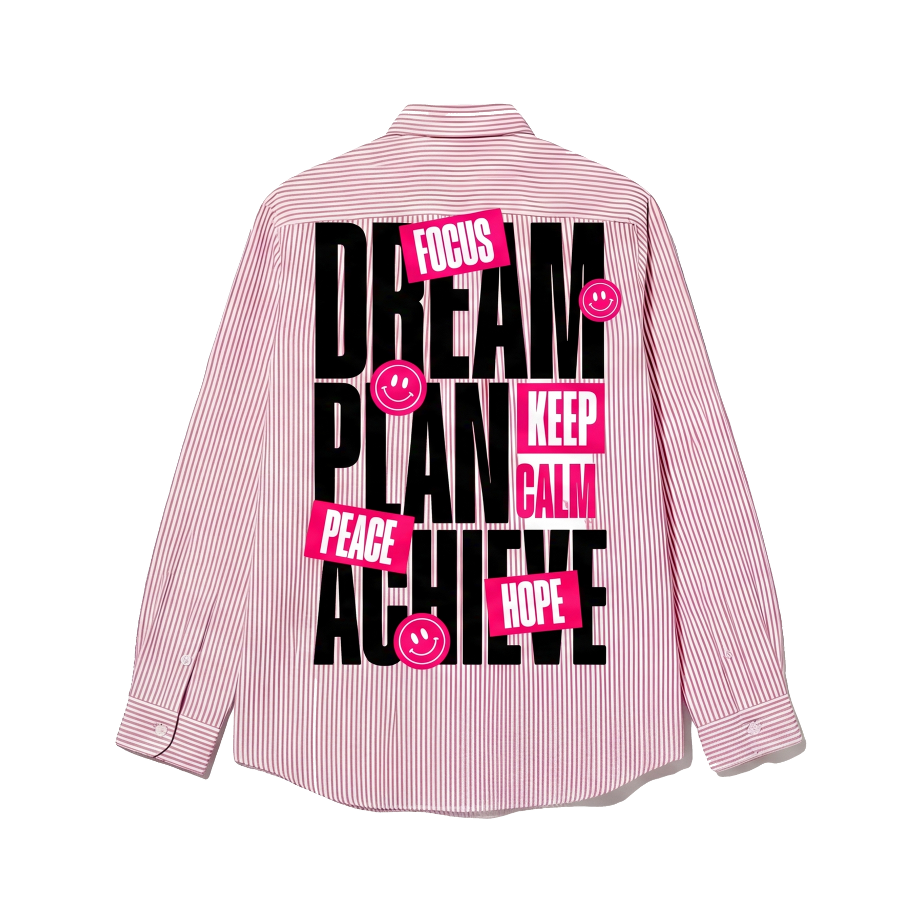 Voyd Dream Plan Pink Stripe Shirt