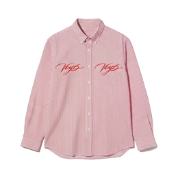 Voyd Divine and Dangerous Pink Stripe Shirt