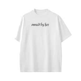 OWNED BY HER VOYD WHITE T-SHIRT