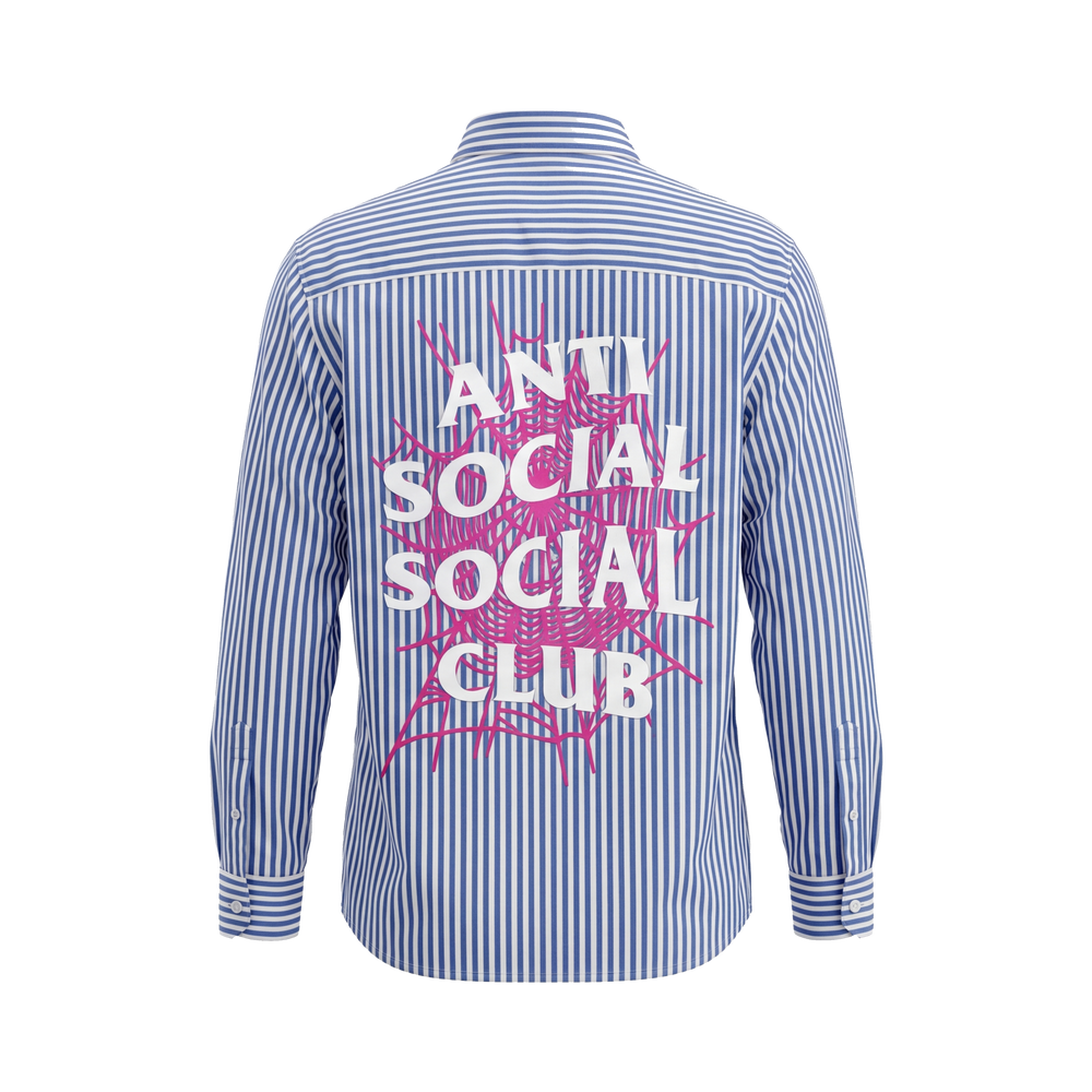 Voyd Anti Social Blue Stripe Shirt