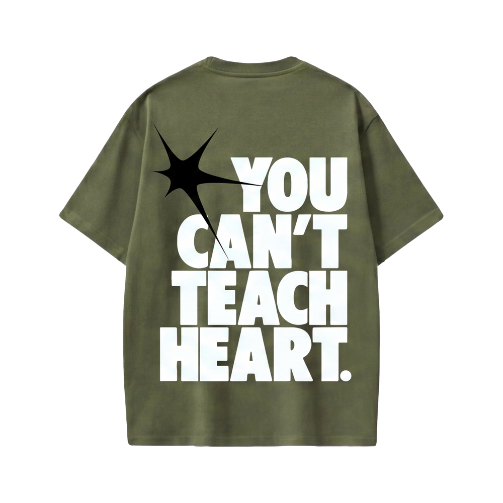 Voyd Raw Heart Code Olive T-shirt