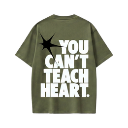 Voyd Raw Heart Code Olive T-shirt