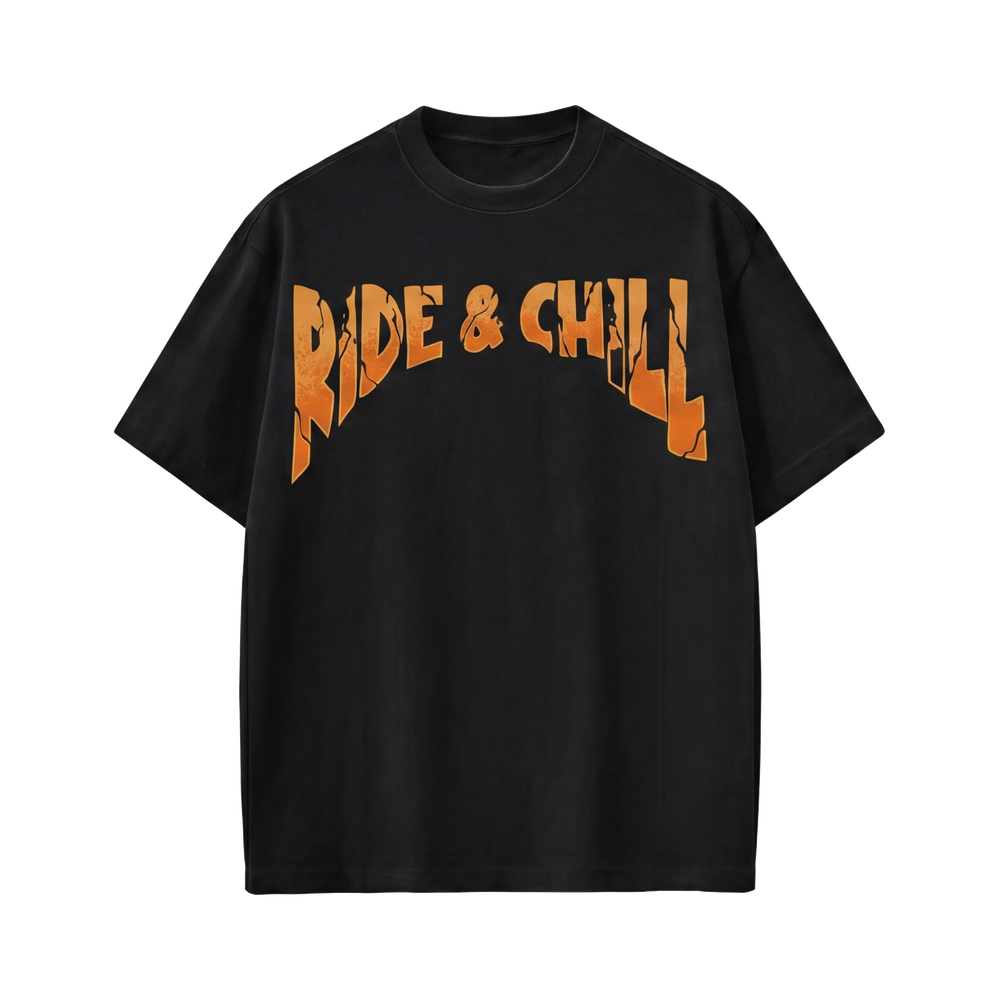Voyd Ride and Chill Black T-shirt