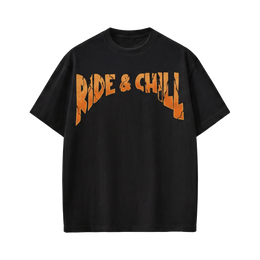 Voyd Ride and Chill Black T-shirt