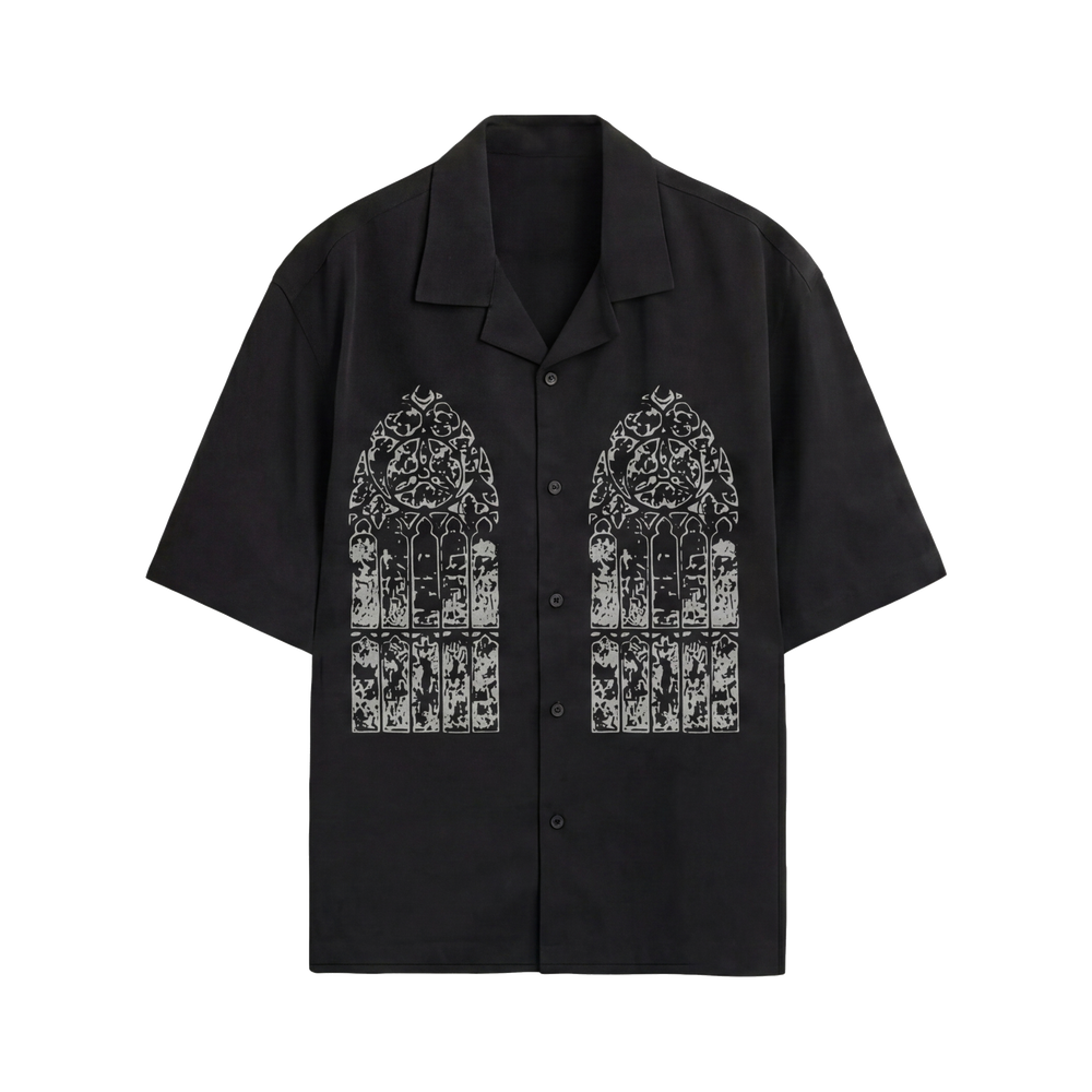 Void Silent Riot Black Bowling Shirt