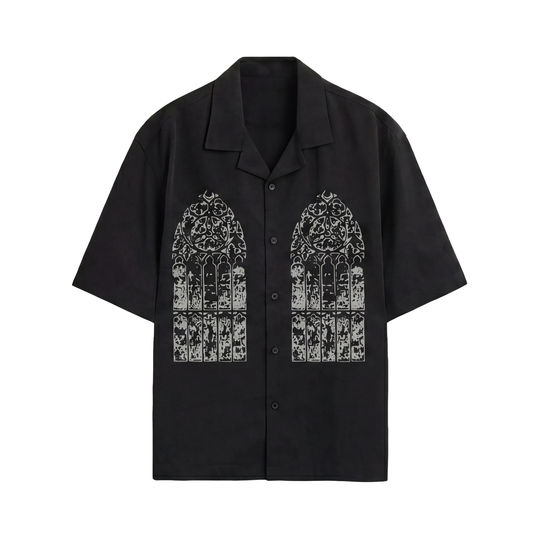 Void Silent Riot Black Bowling Shirt